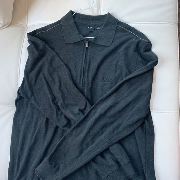 Hugo Boss Men’s Pull Over Shirt Large - Picture 1 of 4